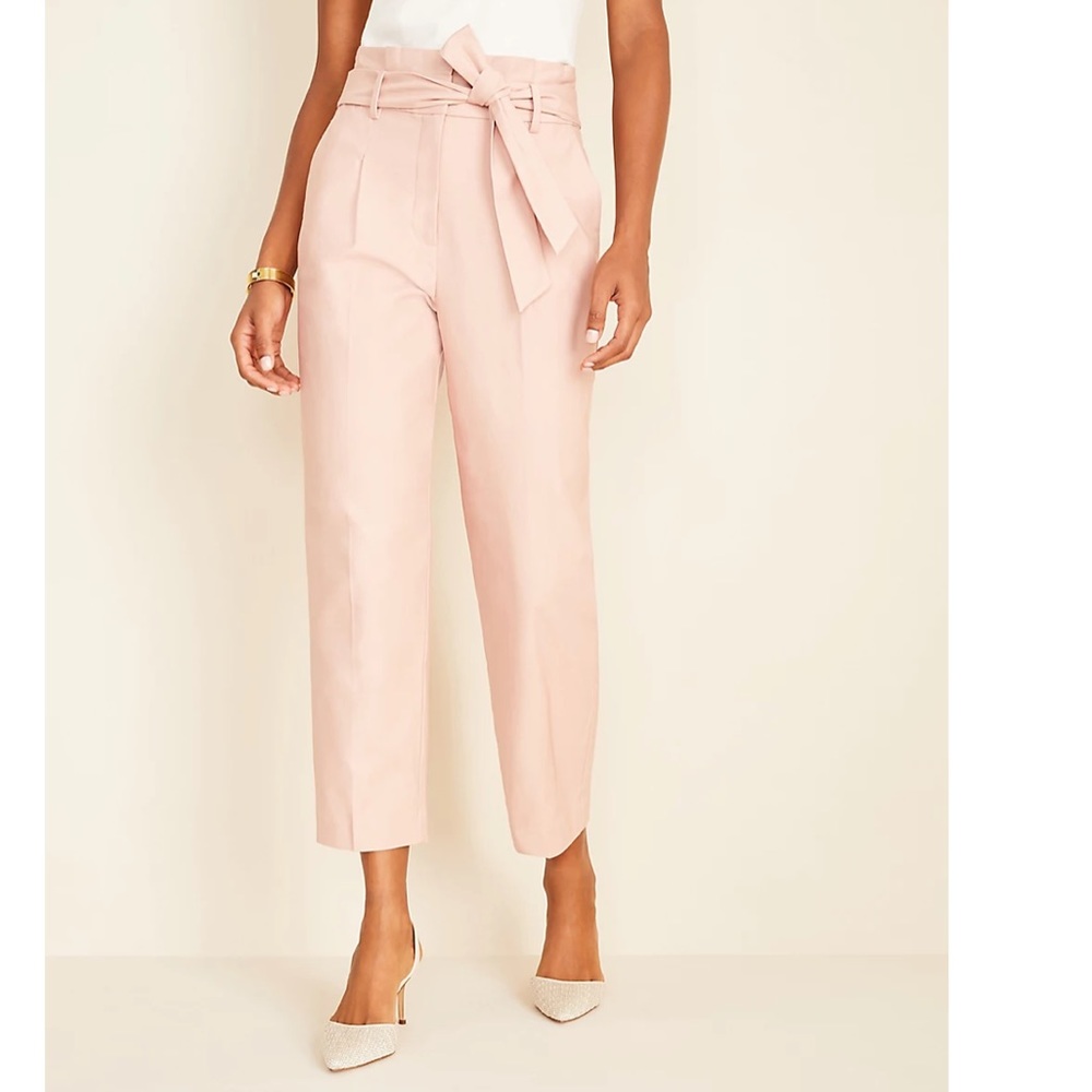 NWT Ann Taylor Sz 14 Belted Paperbag Trousers. Not used. NWT